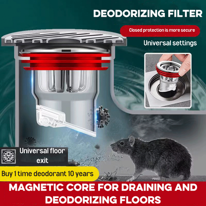 Drain core increases the flow rate of water, prevents garbage, prevents insects and odors
