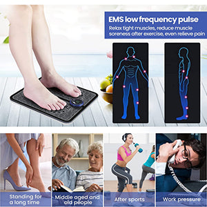 EMS FOOT MASSAGER MAT l Improve health pain relief | Relieve pressure on legs