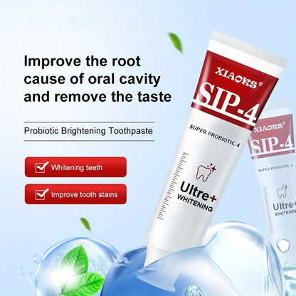 Japanese Probiotic Whitening Toothpaste, Cleaning Yellow Teeth Smoke Stains Tea Stains Bad Breath Teeth Dirt Protection