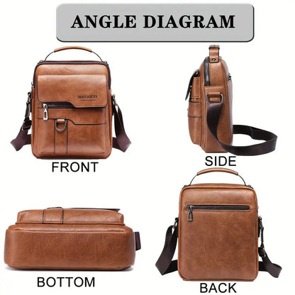 High quality leather crossbody bag for men l Luxury, class, nobility